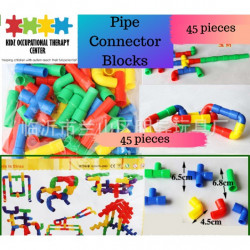 Pipe Connector Blocks | 45 pcs