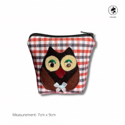 Coin Pouch (Black Owl)